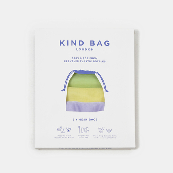 英國Kind Bag-環保網洞束口袋3入 product thumbnail 3