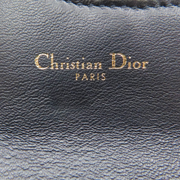 【二手名牌BRAND OFF】Dior 迪奧 【再降價】藍色 堤花帆布 Oblique Nano Saddle Chain Pouch 小斜背包 product thumbnail 6