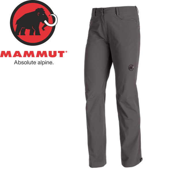 【MAMMUT 長毛象 女款 Hiking SO長褲《石墨灰》】11650/UPF 50+/防水/伸縮