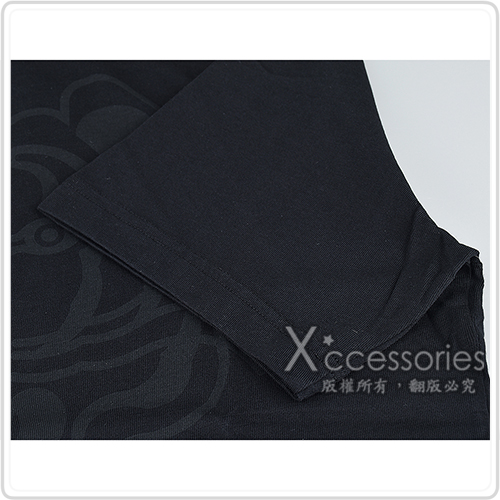 KENZO K-Tiger字母LOGO燙印純黑虎頭設計純棉短袖T恤(男款/黑)