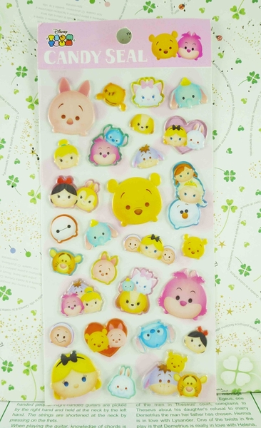 【震撼精品百貨】Winnie the Pooh 小熊維尼~立體貼紙-TSUM