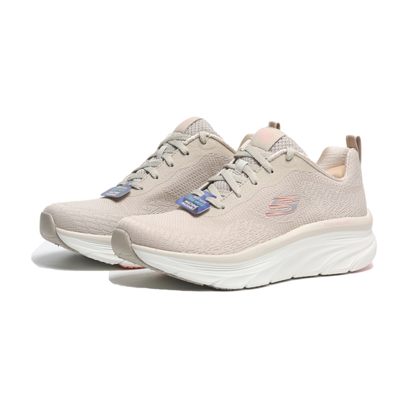 SKECHERS DLUX WALK 奶茶編織 女休閒健走鞋 KAORACER 149815TPE