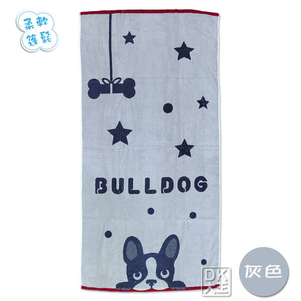 法國鬥牛犬 無撚紗大浴巾 法鬥 純棉 柔軟蓬鬆 大浴巾 Bulldog Towel【DK大王】 product thumbnail 2