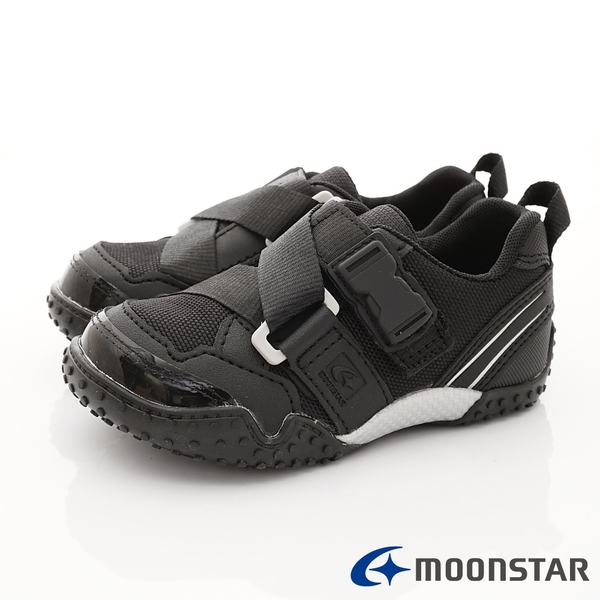 ◍零碼◍日本Moonstar機能童鞋 速乾腳踏車鞋款 22156黑(中小童段)