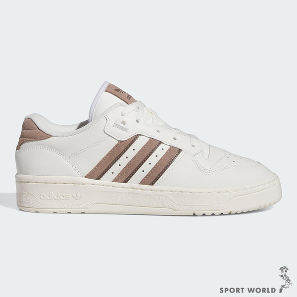 Adidas 女鞋 休閒鞋 避震 皮革 RIVALRY LOW 米棕【運動世界】IG6310