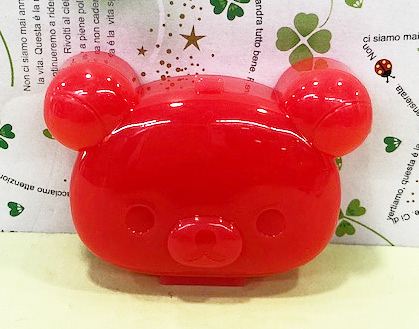 【震撼精品百貨】Rilakkuma San-X 拉拉熊懶懶熊~造型收納盒-紅色#59615