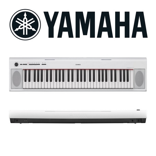 【非凡樂器】YAMAHA山葉 NP-12 標準61鍵攜帶式電子琴 / 白色款 / 公司貨保固