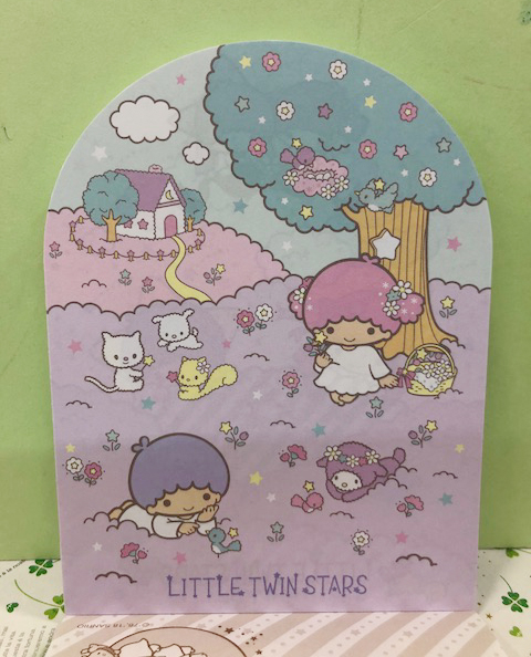 【震撼精品百貨】Little Twin Stars KiKi&LaLa 雙子星小天使~Sanrio 便條本-窗戶#92299 product thumbnail 6