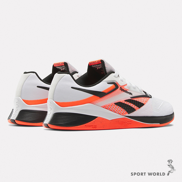 Reebok 女鞋 訓練鞋 健身 重訓 緩衝 NANO X4 白橘【運動世界】100074187 product thumbnail 4