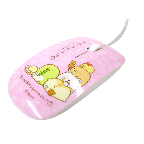 Sumikko Gurashi 角落小夥伴 USB 有線光學滑鼠 白熊/炸蝦/炸豬排/蜥蜴/企鵝 product thumbnail 2