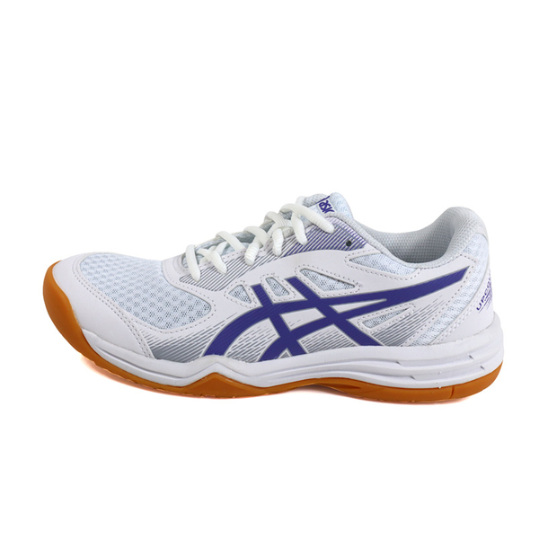 亞瑟士 ASICS UPCOURT 5 運動鞋 排羽球鞋 白/紫 女鞋 1072A088-103 no646 product thumbnail 2