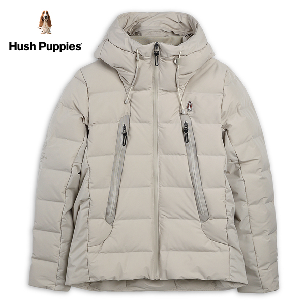 Hush Puppies 外套 男裝防潑水立體品牌圖騰無縫羽絨外套 product thumbnail 3