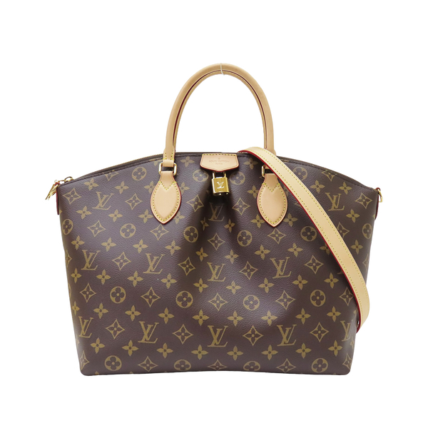 【二手名牌BRAND OFF】LOUIS VUITTON LV 路易威登 原花 PVC塗層帆布 Boetie MM 兩用包 M45987