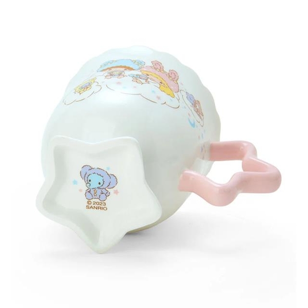 小禮堂 雙子星 陶瓷造型茶杯 260ml (陪你去看流星雨) product thumbnail 3