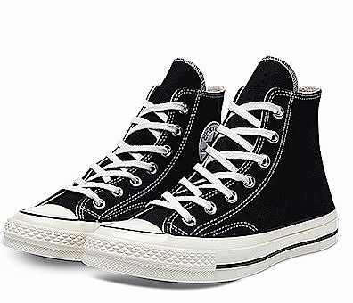 Converse 高筒休閒鞋 帆布鞋(男女款) 黑色經典款 70S KAORACER 162050C