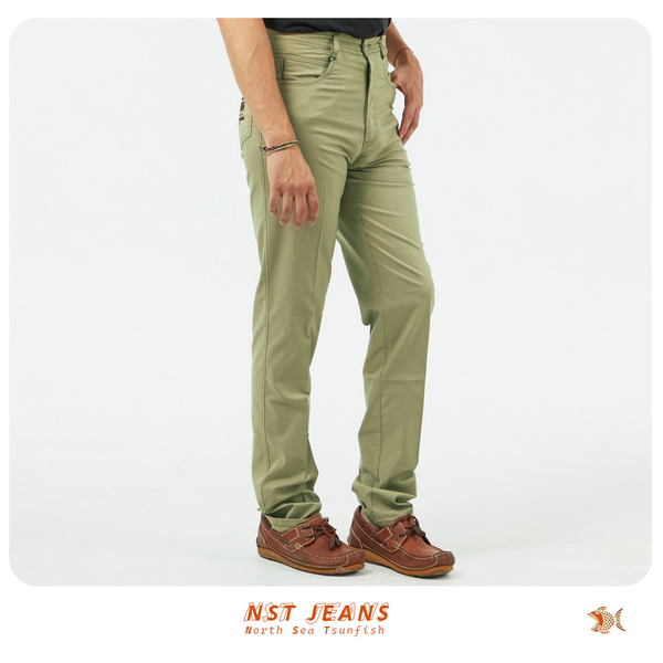 【NST Jeans】美軍清涼卡其色休閒褲(中腰直筒) 特大尺碼 台製 393-66837/3876 product thumbnail 6