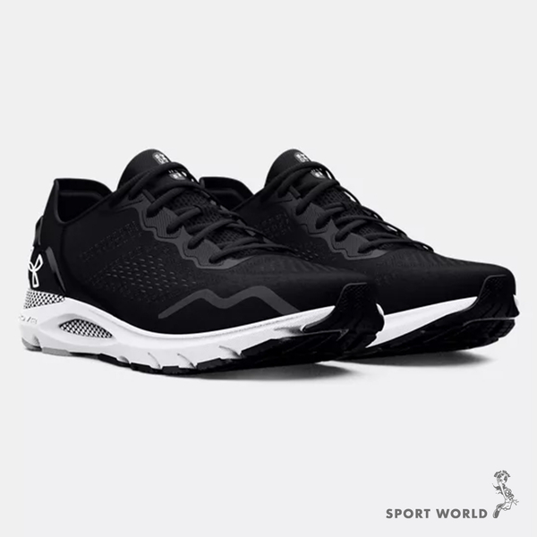 Under Armour UA 慢跑鞋 男鞋 寬楦 輕量 HOVR SONIC 6 黑【運動世界】3026821-001 product thumbnail 3