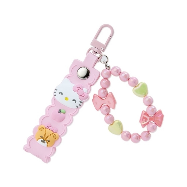 【震撼精品百貨】Hello Kitty 凱蒂貓~日本SANRIO三麗鷗 KITTY造型樹脂串珠吊飾(微笑角色大賞)*76428