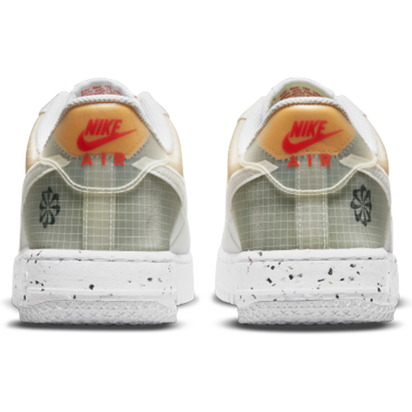 NIKE AIR FORCE 1 CRATER 男鞋 休閒 穩定 復古 半透明 坑紋 白橘綠【運動世界】DH2521-100 product thumbnail 5