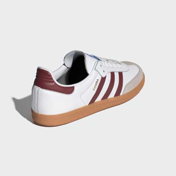 adidas 愛迪達 SAMBA OG 運動鞋 酒紅白 休閒鞋 經典 復古鞋 中性 IF3813 product thumbnail 5