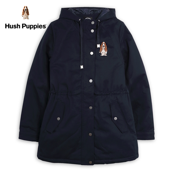 Hush Puppies 外套 女裝開襟連帽鋪棉刺繡狗外套 product thumbnail 2