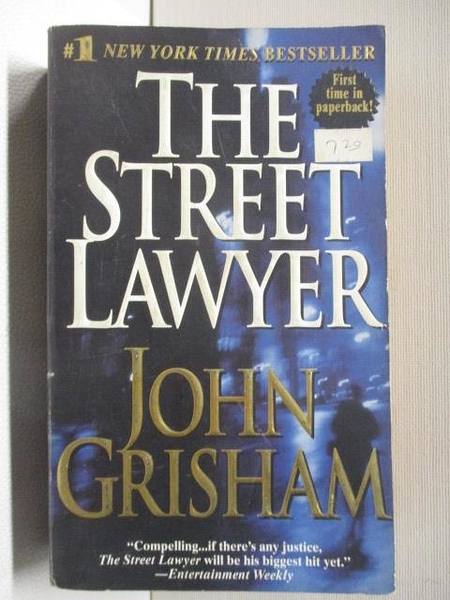 【書寶二手書T3／原文小說_B85】The Street Lawyer_John Grisham