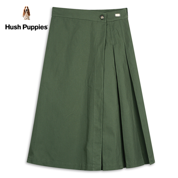 Hush Puppies 褲裙 女裝素色後鬆緊百褶寬褲裙 product thumbnail 4