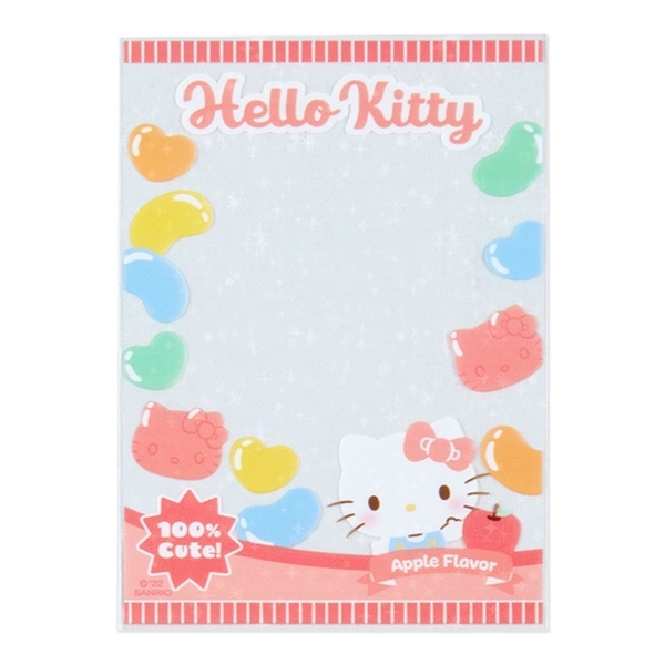 小禮堂 Hello Kitty 鐳射收藏透明卡套袋 S 20枚入 (偶像應援) 4550337-775813 product thumbnail 3