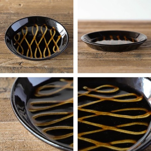 日本製 手工繪製圓盤 美濃燒 Rikizo 16.5cm 咖啡廳 盤子 甜點盤 圓盤 陶瓷圓盤 日本製 日式 餐盤 盤子 product thumbnail 2