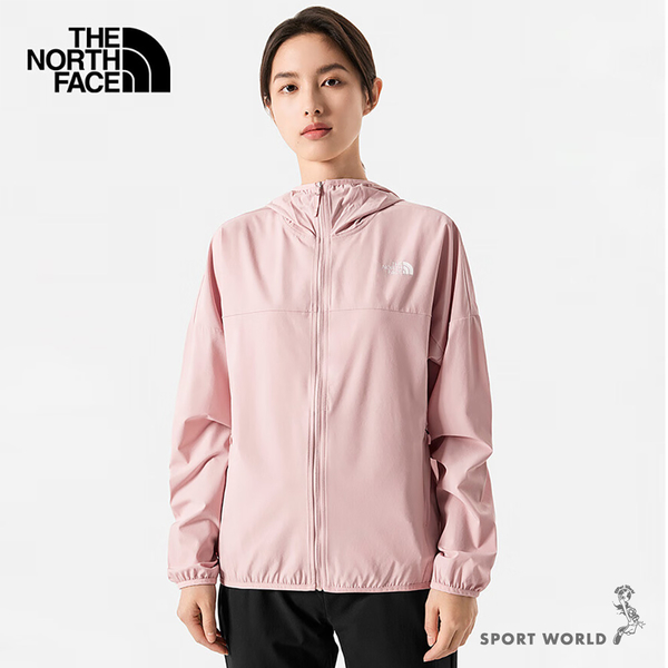 The North Face 北面 女裝 連帽外套 防風 防曬 防潑水 粉【運動世界】NF0A7WCPLK6