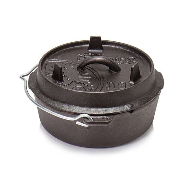 【Petromax 德國 平底鑄鐵荷蘭鍋 25.5cm Dutch Oven (3ft)】ft3-t/鐵鍋/燉鍋/上蓋煎盤 product thumbnail 2