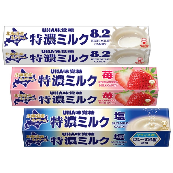UHA 味覺糖 特濃牛奶糖條(37g) 8.2／草莓味／鹽味 多款可選【小三美日】團購／糖果 D865761 product thumbnail 2