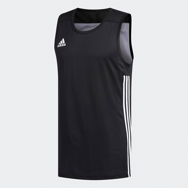 Adidas 3G Spee Rev Jrs 男款 黑色 籃球 無袖 透氣 排汗 DX6385 【KAORACER】