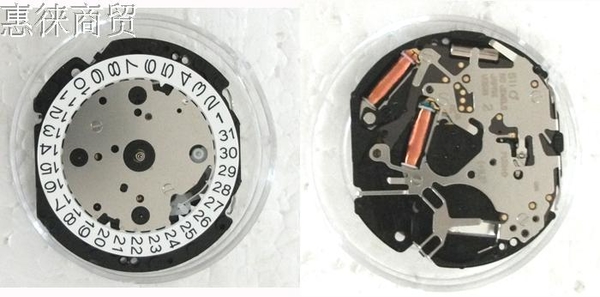 手錶配件原裝VD53機芯VD53C石英六針日歷機芯