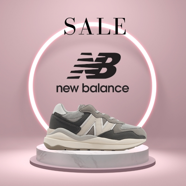 New Balance 5740 童鞋 寬楦 中童 灰 麂皮 PV5740RT