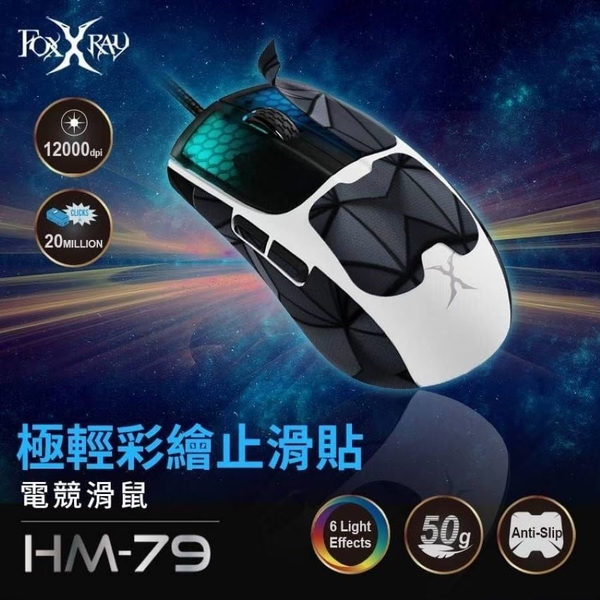 FOXXRAY FXR-HM-79 極輕彩繪止滑貼電競滑鼠