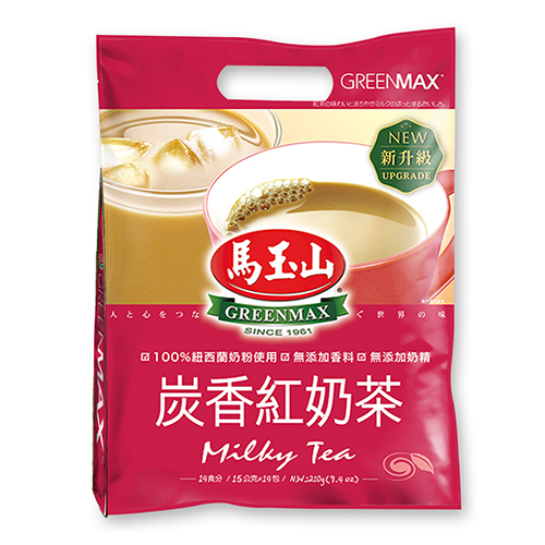 馬玉山炭香紅奶茶15G x14【愛買】