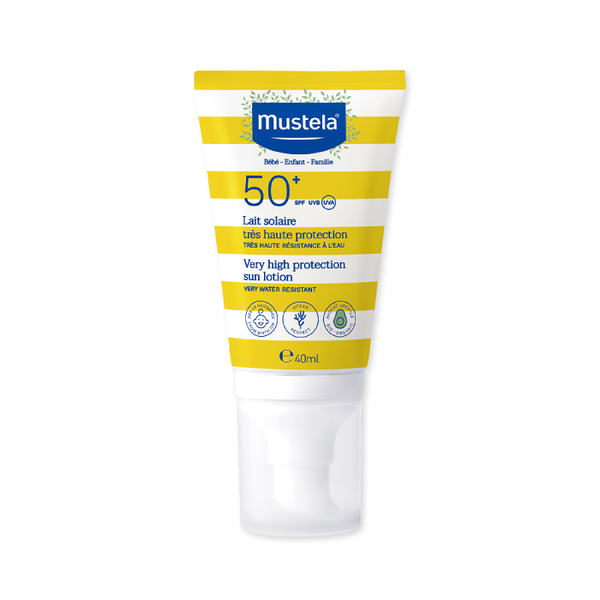 Mustela慕之恬廊 高效性兒童防曬乳SPF50+(40ml)