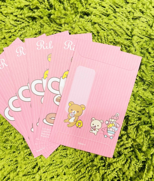 【震撼精品百貨】Rilakkuma San-X 拉拉熊懶懶熊~拉拉熊 紅包袋 禮金袋6入-下午茶*60570 product thumbnail 4