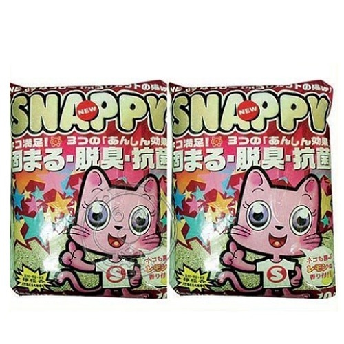 【培菓幸福寵物專營店】SNAPPY貓砂(細砂)(-改善粉塵與脫臭的問題-內有除臭味香珠)10L(宅配限三包) product thumbnail 2