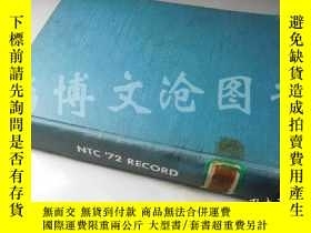 二手書博民逛書店NTC罕見 72 Record .The 1972 Nation