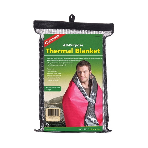 【COGHLANS 加拿大 Thermal Blanket 保暖毯】8544/緊急保暖毯/太空毯/求生毯/防風/防寒睡袋/登山 product thumbnail 2