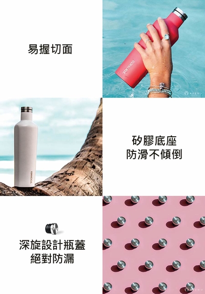 美國 CORKCICLE Riflepaper 三層真空寬口瓶470ml-花漾黑 product thumbnail 6