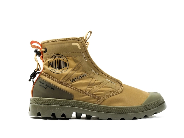 PALLADIUM PAMPA TRAVEL LITE 男女款 高筒 抓皺 抽繩 輕量 靴子 77039307 土色