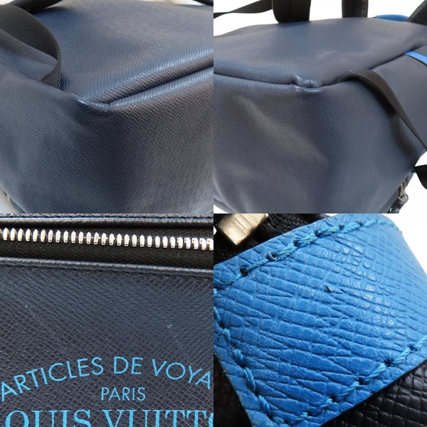 【二手名牌BRAND OFF】LOUIS VUITTON LV 路易威登 深藍色 PVC塗層帆布 Discoery PM 後背包 M30359 product thumbnail 10