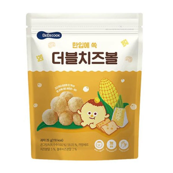 韓國 BEBECOOK 寶膳 嬰幼兒玉米球(原味/雙倍起司/香蕉紅豆) product thumbnail 4