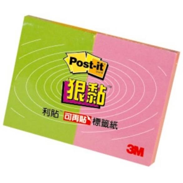 3M Post-it 利貼 狠黏可再貼便條紙-621S-2