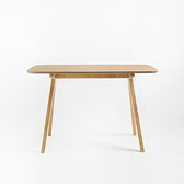 奧可利北歐自然風全實木餐桌160x90xH75cm