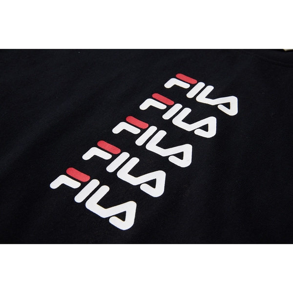 FILA NEWTRO MANIA 女款黑色短袖圓領T恤-NO.5TEV-1427-BK product thumbnail 3