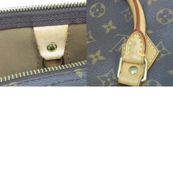 【二手名牌BRAND OFF】LOUIS VUITTON LV 路易威登 棕色 原花 PVC塗層帆布 Speedy 30 手提包 M41526 product thumbnail 10